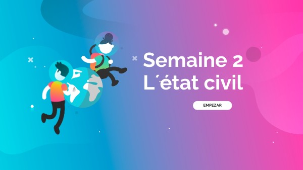 Cours de francais adultes N2 - Semaine 2 | Genially