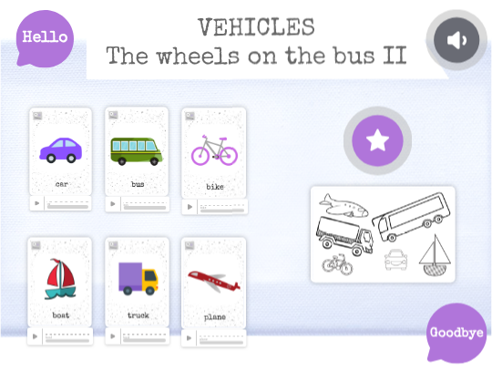 VEHICLES (The wheels on the bus II) 4-5 latki | Genially