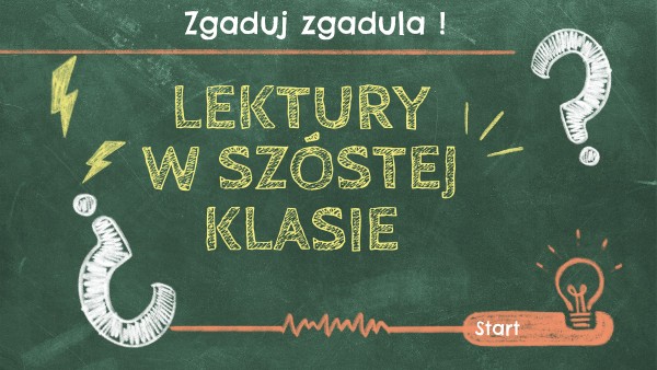 Lektury w klasie szóstej | Genially