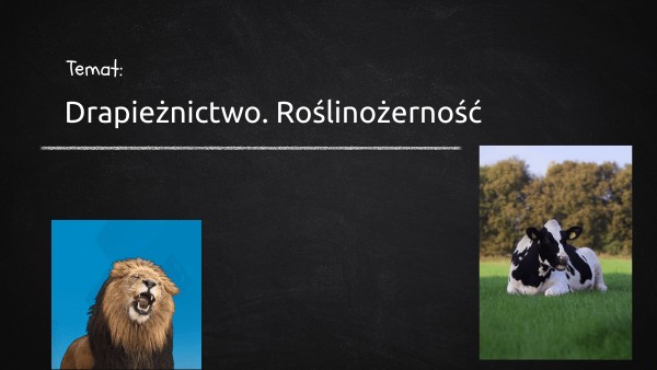 Drapieżnictwo I Roslinożernośc Sprawdzian Kl 8
