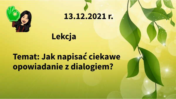 Jak Się Pisze Opowiadanie Z Dialogiem Jak napisać ciekawe opowiadanie z dialogiem?