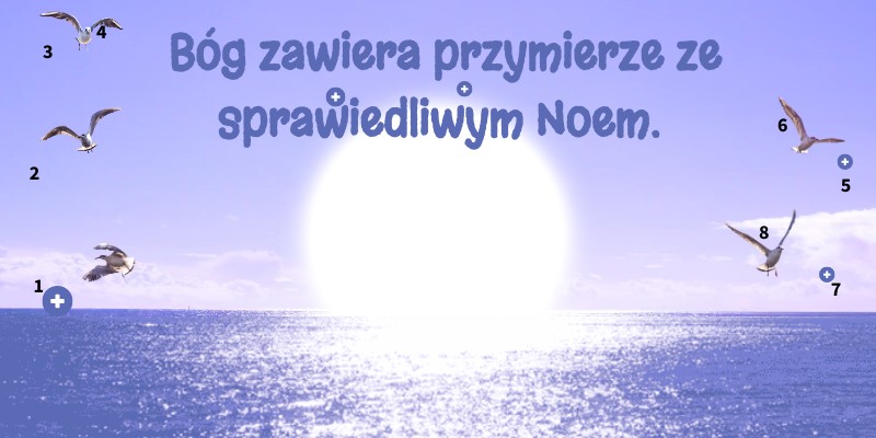 Bóg zawiera przymierze ze sprawiedliwym Noem. | Genially