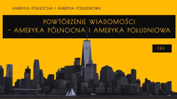 Powtórzenie - Ameryka | Genially