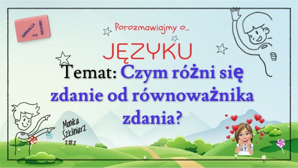 Zdanie I Równoważnik Zdania Sprawdzian