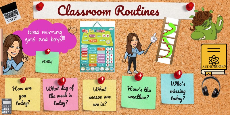 Classroom routines 5 years