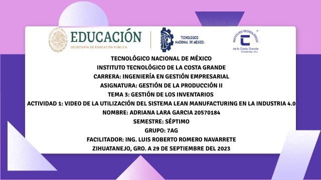 Utilización del Sistema Lean Manufacturing en la Industria 4.0