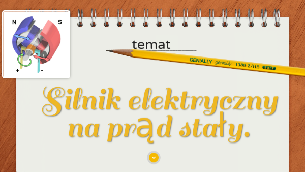Test Fizyka Klasa 8 Prad Elektryczny [8] fizyka Silnik elektryczny na prąd stały | Genially