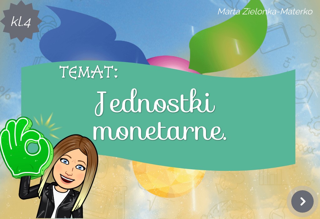 Jednostki Monetarne Złote I Grosze Sprawdzian [4] Jednostki monetarne. | Genially