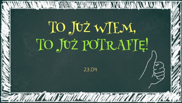 To już wiem, to już potrafię