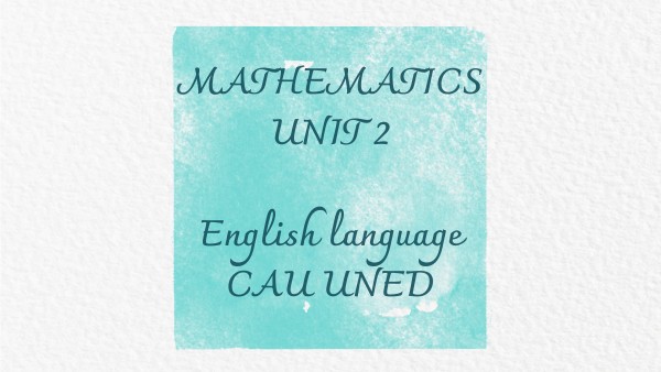 UNIT 2 FIRST PART | Genially