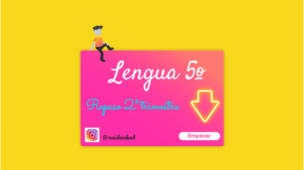 Repaso 2º trimestre Lengua 5º | Genially