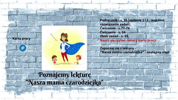nasza mama czarodziejka | Genially