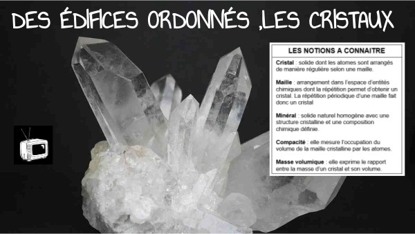 Elève - Des édifices ordonnés, les cristaux | Genially
