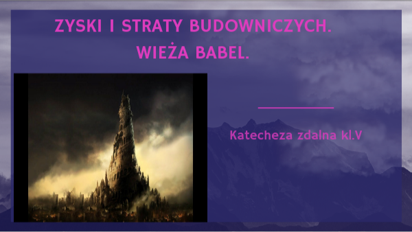 WIEŻA BABEL
