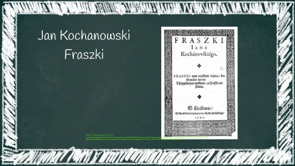 Fraszki Jana Kochanowskiego Klasa 7