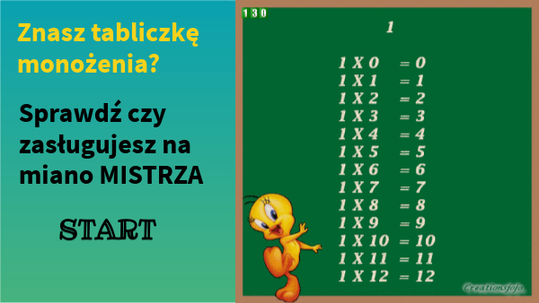 Tabliczka Mnożenia klasa 3 | Genially