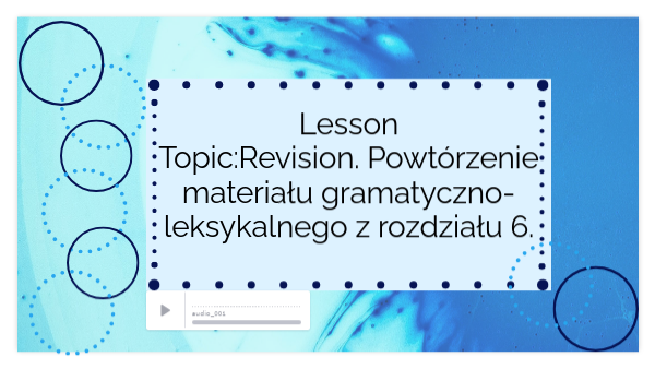 klasa 5 dział 6 lek. 7