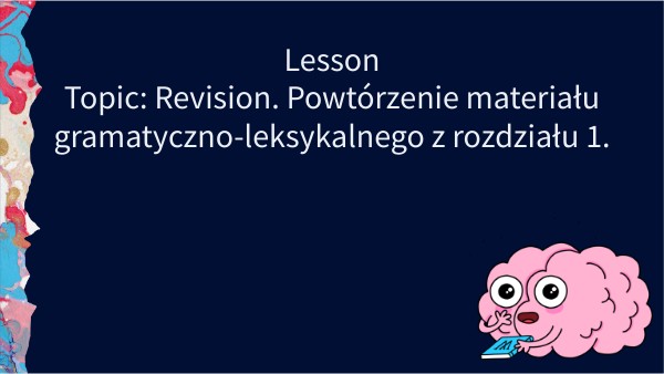 klasa 4 dział 1 revision