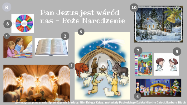 3 Pan Jezus jest wśród nas - Boże Narodzenie. | Genially