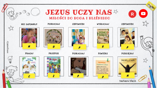 Sprawdzian Klasa 7 Religia Jezus Uczy I Zbawia Jezus uczy nas miłości Boga i bliźniego. | Genially