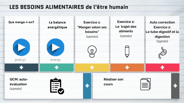 Les besoins alimentaires 6ème | Genially