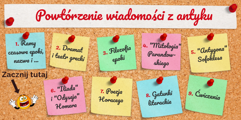 Ponad Słowami Sprawdzian Z Antyku Grupa B Śladami antyku - powtórzenie