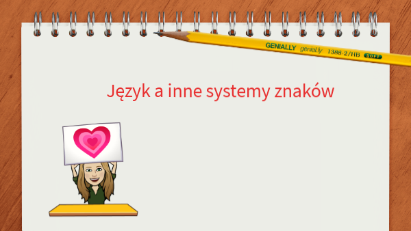 Język jako system znaków | Genially