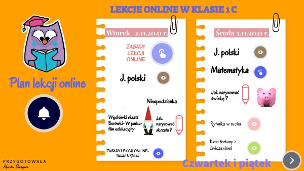Lekcje online 1 c