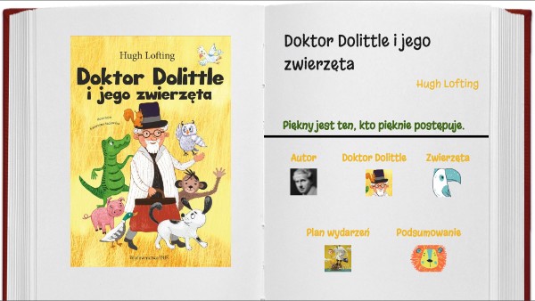 Doktor Dolittle Tekst Do Czytania Doktor Dolittle i jego zwierzęta | Genially