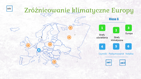 Zroznicowanie Klimatyczne Europy Klimaty Europy | Genially