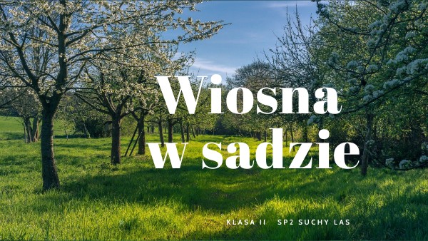 Wiosna w sadzie kl.2