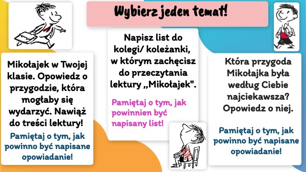 wypracowanie z mikolajka