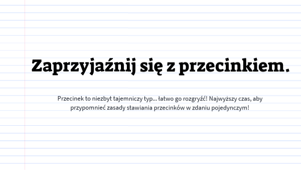 Przecinek w zdaniu pojedynczym