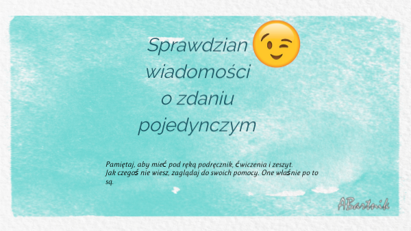 Sprawdzian Oświecenie J.polski 2 Gim Chomikuj Sprawdzian o zdaniu pojedynczym