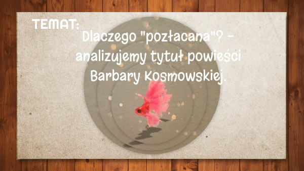 Pozłacana rybka 5