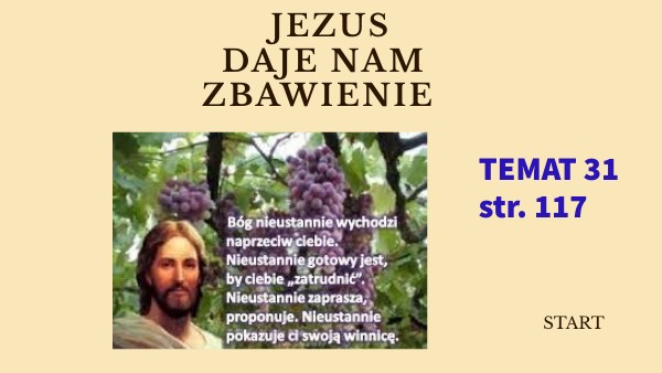 Jezus daje nam zbawienie kl. 5 | Genially