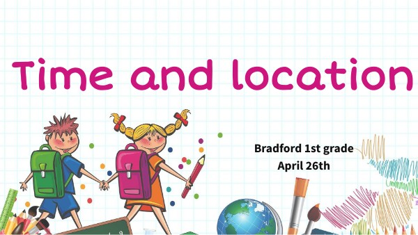 Time and location- April 26th | Genially