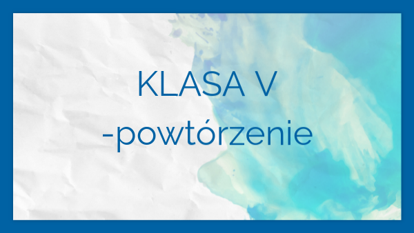 Klasa V-Różnorodność życia 1-4 | Genially