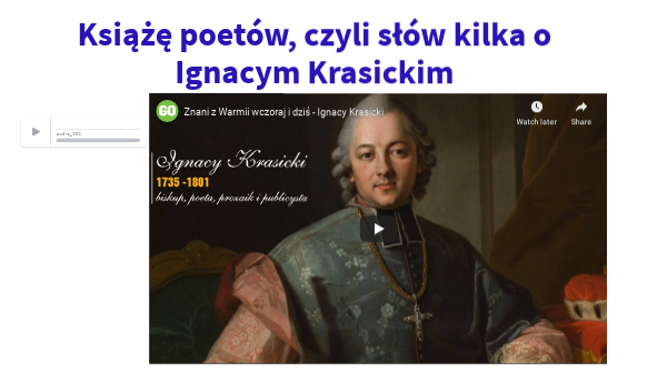 Ignacy Krasicki Bajki Z Morałem Bajki Ignacy Krasicki - lekcja 1