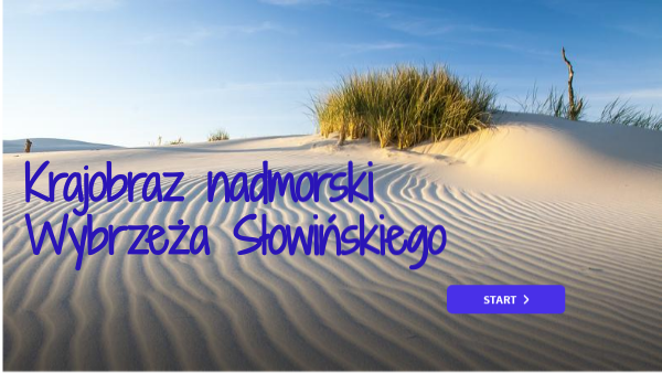 Krajobraz wybrzeża Słowińskiego