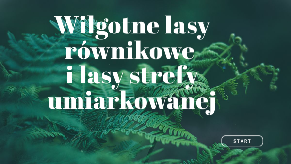 Lasy równikowe i strefy umiarkowanej | Genially