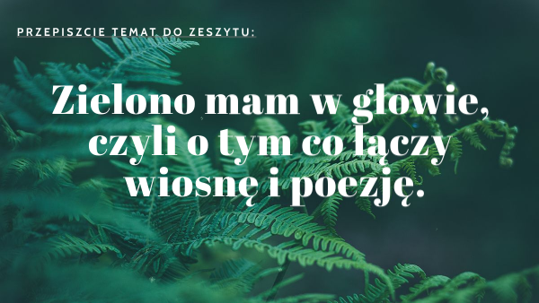 Zielono Mam W Głowie Interpretacja Zielono mam w głowie | Genially