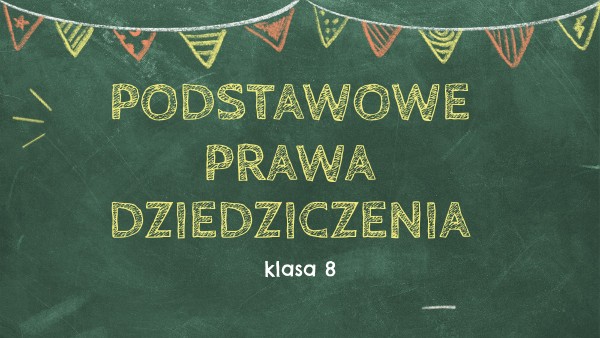 Podstawowe Prawa Dziedziczenia Klasa 8 podstawowe prawa dziedziczenia kl.8 | Genially