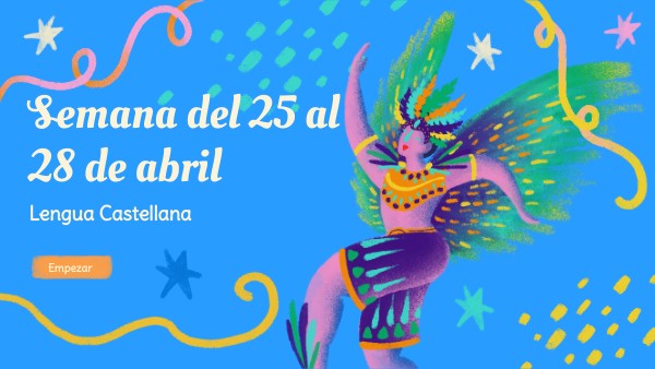 Semana del 25 al 29 de abril