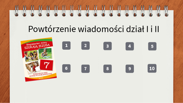 kl. VII Powtórzenie wiadomości dział I | Genially