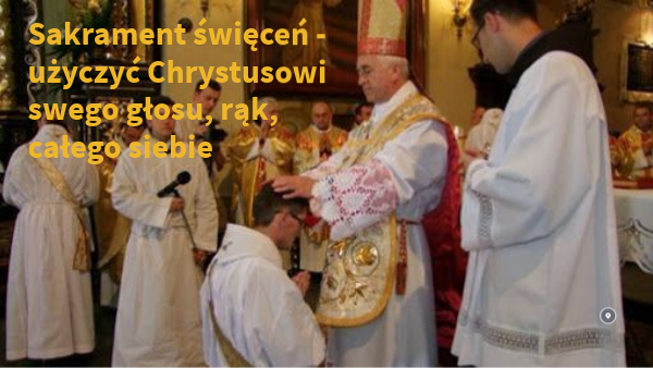 Sakrament święceń kl. 8 | Genially
