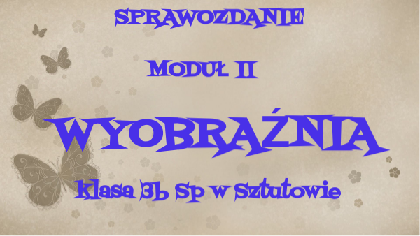 SPRAWOZDANIE WYOBRAŹNIA ELEMAD