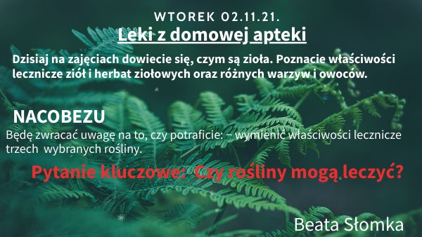 Leki z domowej apteki | Genially