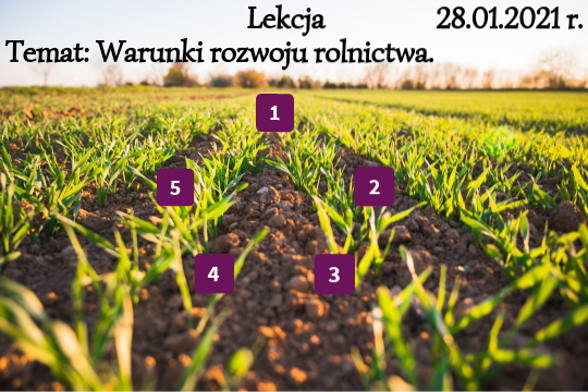 Warunki rozwoju rolnictwa