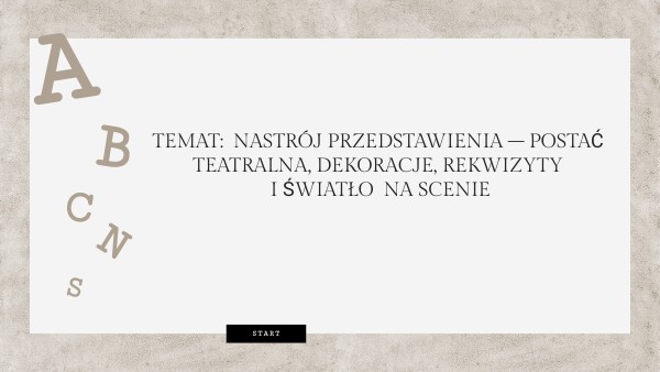 Teatr kl 7 | Genially